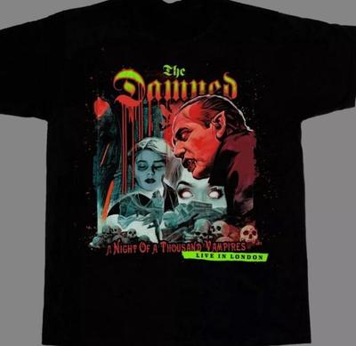 Collection The Damned Band Cotton Black All Size Unisex T-Shirt