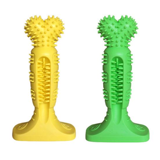 Dog Toothbrush Stick Toy Spiky Textured Dog Chew Toy Puppy Teething Toy for Efficient Tooth Cleaning Aggressive Chewers Training