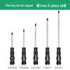 Multi-Function Screwdriver Tool Set: Cross-Head, Slotted, Torx, Flat-Head, Hammer-Compatible