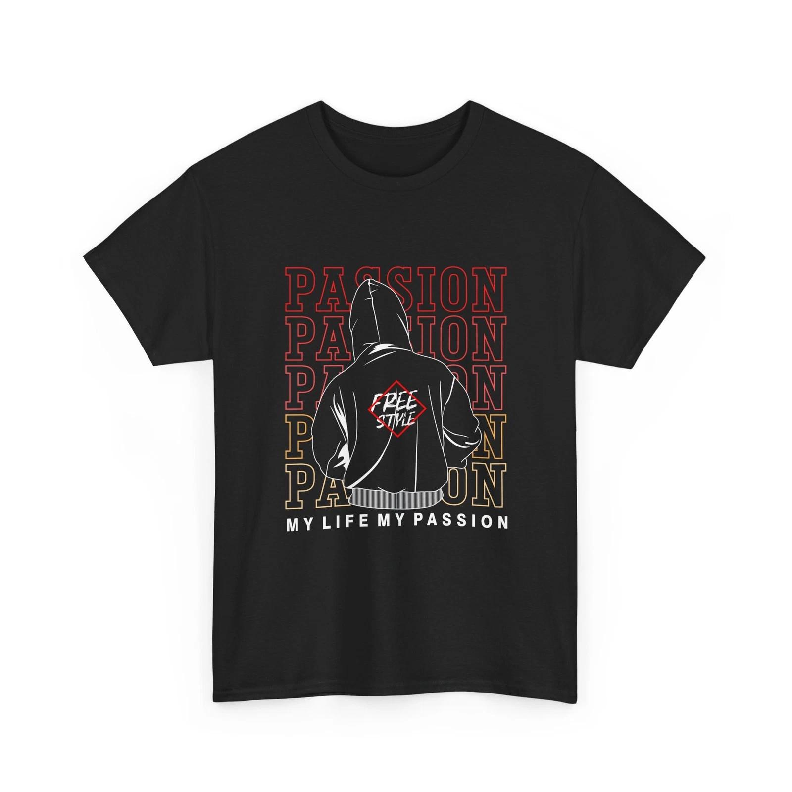 Passion T-Shirt | My Life My Passion Graphic Shirt Hooded Figure, Gift T-Shirt 3XL