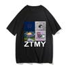 Zutomayo Albums Printing T-shirt Men and Women Couples Oversize Drop Shoulder Tide Short Sleeve Popular Loose Cotton Clothes