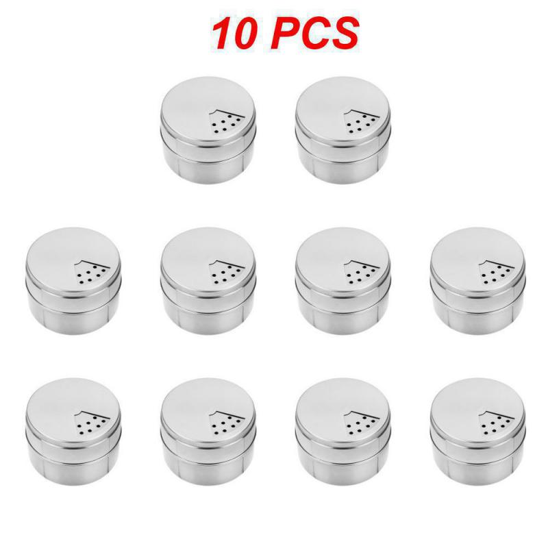 1~10 STÜCK Magnetische Gewürzgläser Behälter Set Würzflasche Pfeffer Aufbewahrung Favor Of Elefants Küchenzubehör Flasche Cocina