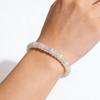 Handmade Opal Beaded Bracelet, Elastic Stretch Rope Natural Gemstone Bead Bangle Jewelry