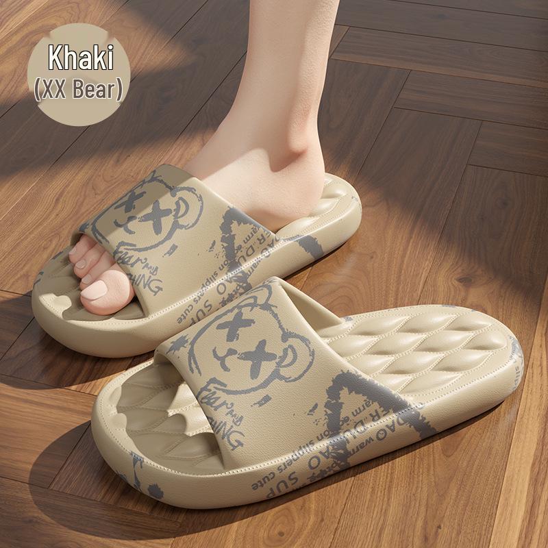 Unisex Summer Soft-Soled Slippers: Cushioned and Slip-Resistant for Home or Outdoor Wear