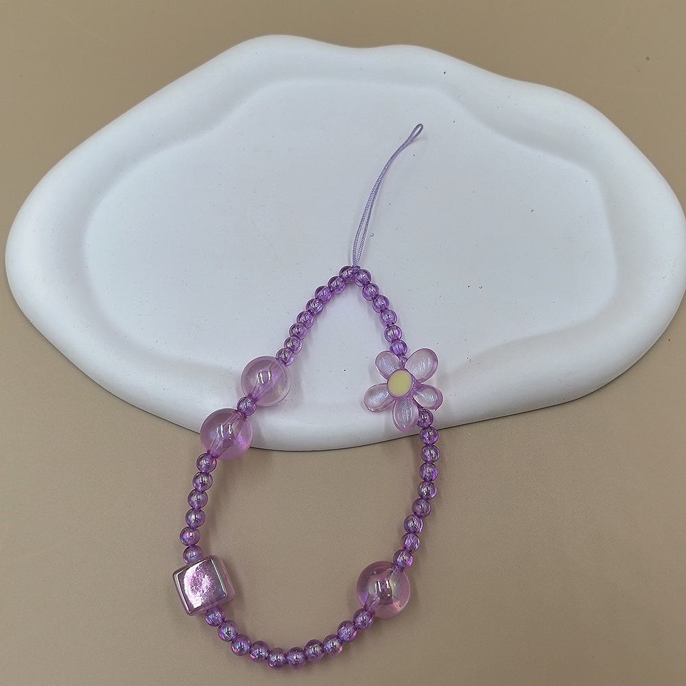 

Креативный акриловый подсолнух для мобильного телефона - брелок для ключей своими руками для женщин фиолетовый