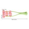 Face Roller Multiple Rollers Concave Convex Particles Comfortable Handle Multiple Rollers V Shaped Face Massager