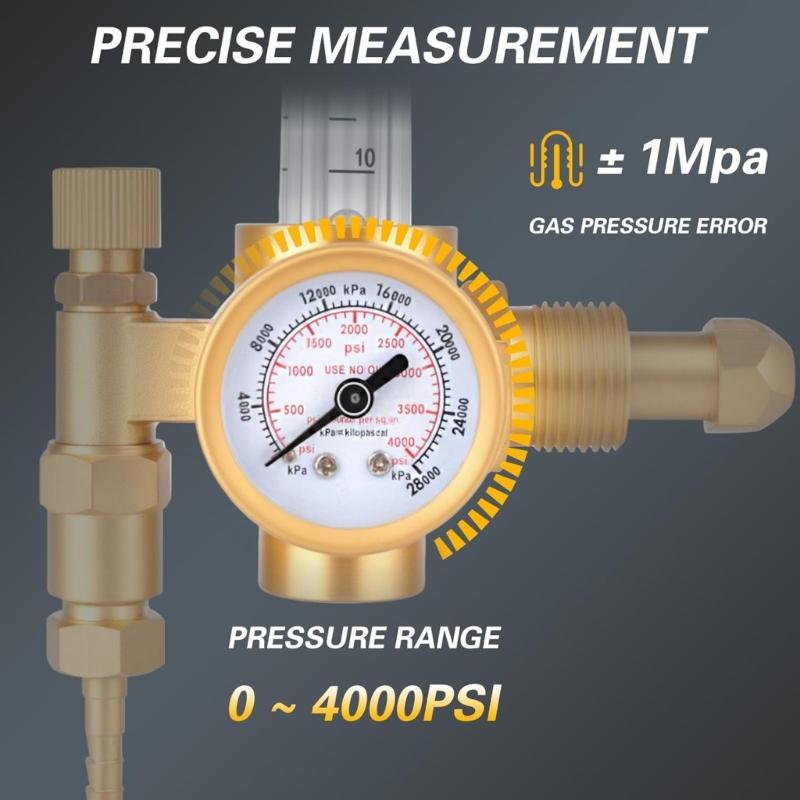 Pressure Regulators Suitable for Argon Heliums Industrial Grades Welding Equipment Accessory