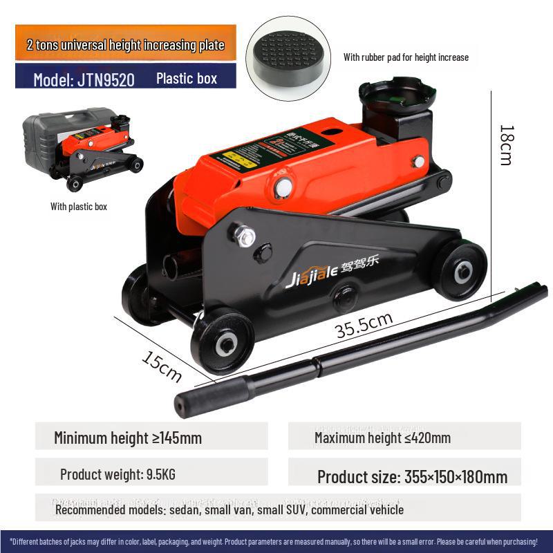 3-Ton Hydraulic Car Jack for SUVs & Vans