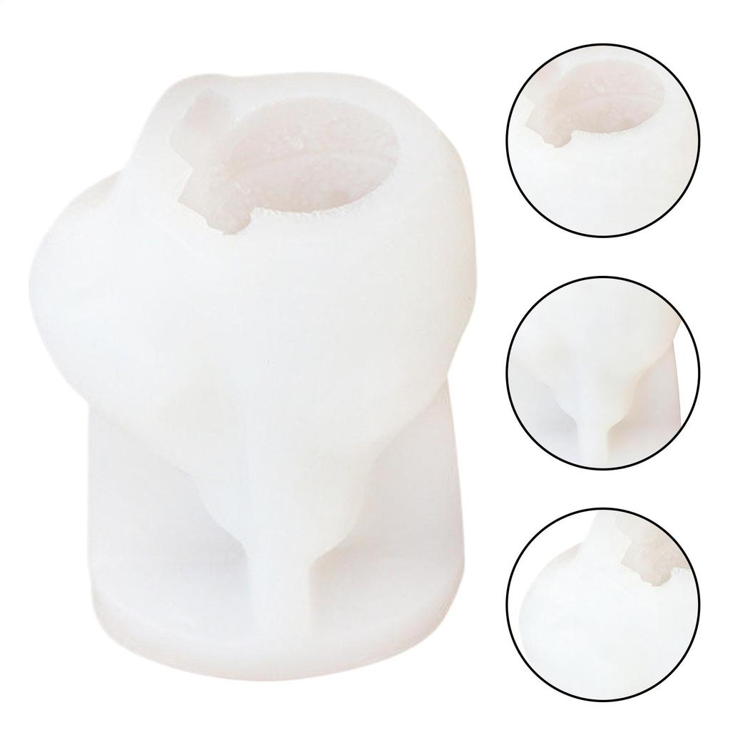 Moldes de Silicona de Pascua Lindos Flexibles Suministros para Manualidades DIY Moldes de Pascua Conejo de Silicona Decoración para Hacer Jabón Velas Resina Epoxi Cera