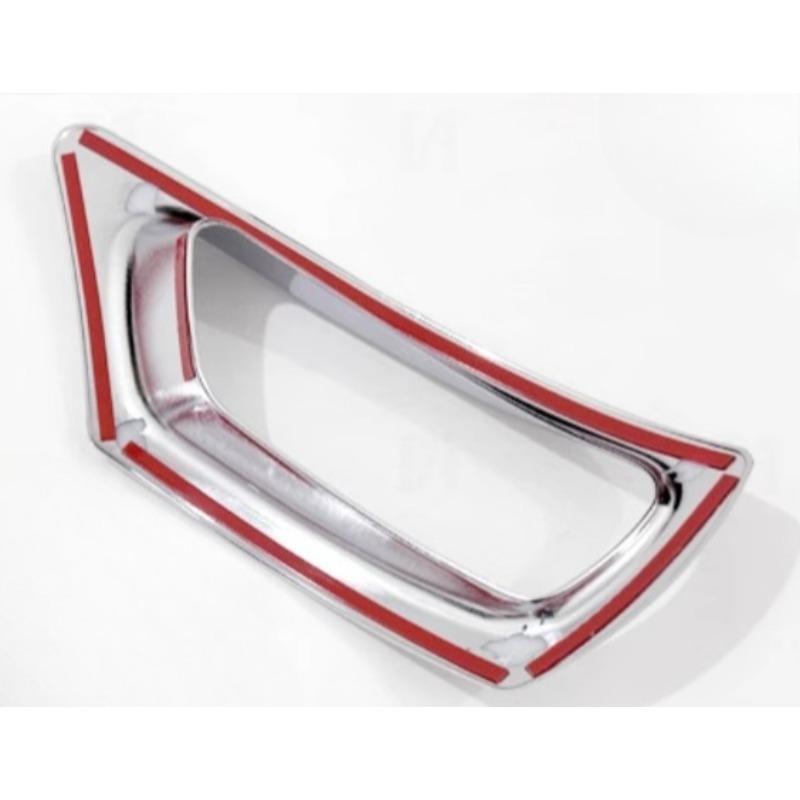 1pair Plated Lampshade Sticker Front Rear Fog Light Decorative Bright Frame Automobile Part for Dodge JCUV 2013 2014 2015 2016