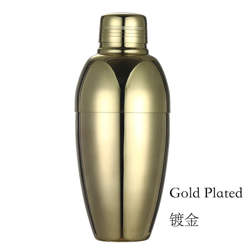 500ml 3Pieces Vintage Cocktail Shaker Bar Shaker Cobbler Shaker Bar Tools