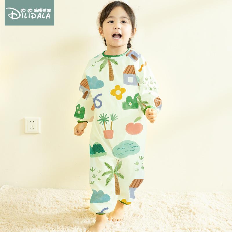 

Милый мультяшный детский комбинезон с длинным рукавом, хлопковый, с цветочным и животным принтом, весенне-осенняя одежда для новорожденных, детские ромперы для девочек жёлтый