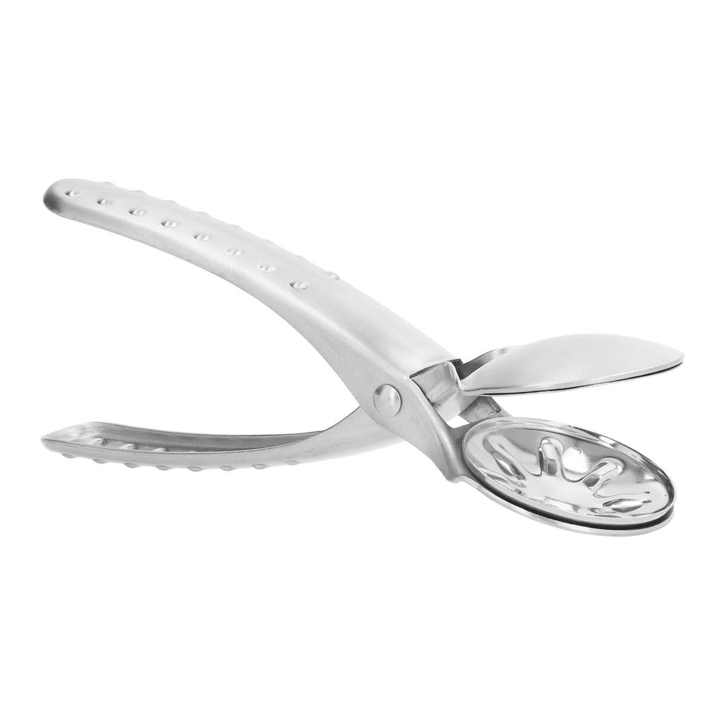 Stainless Steel Nutcracker Chestnut Clip Metal Multifunctional Nut Opener Plier for KitchenSilver