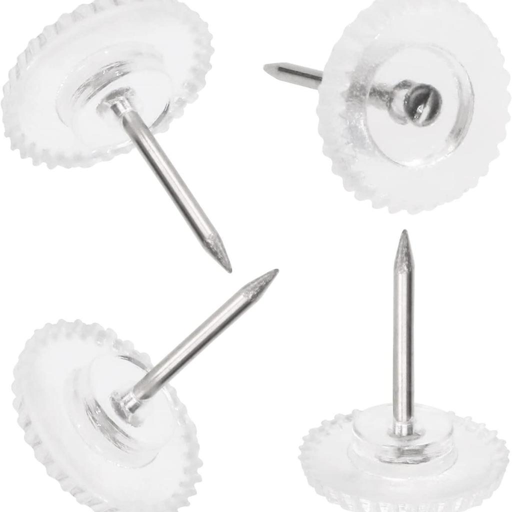 Children's Transparent Round Push Pins Box for Cork Board