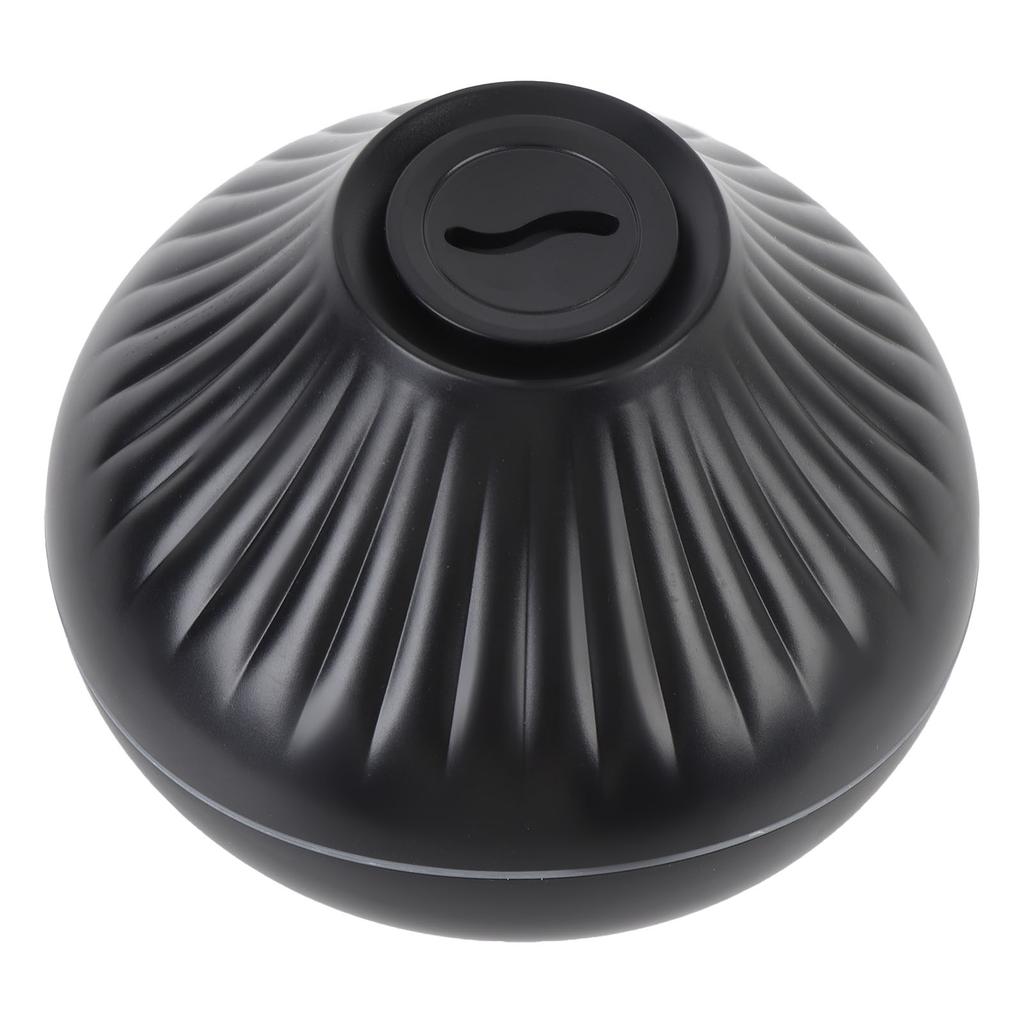 Flame Diffuser Humidifier 160ml Water Tank 7 Flame Colors USB Essential Oil Diffuser Humidifier with Crystal Ball Black
