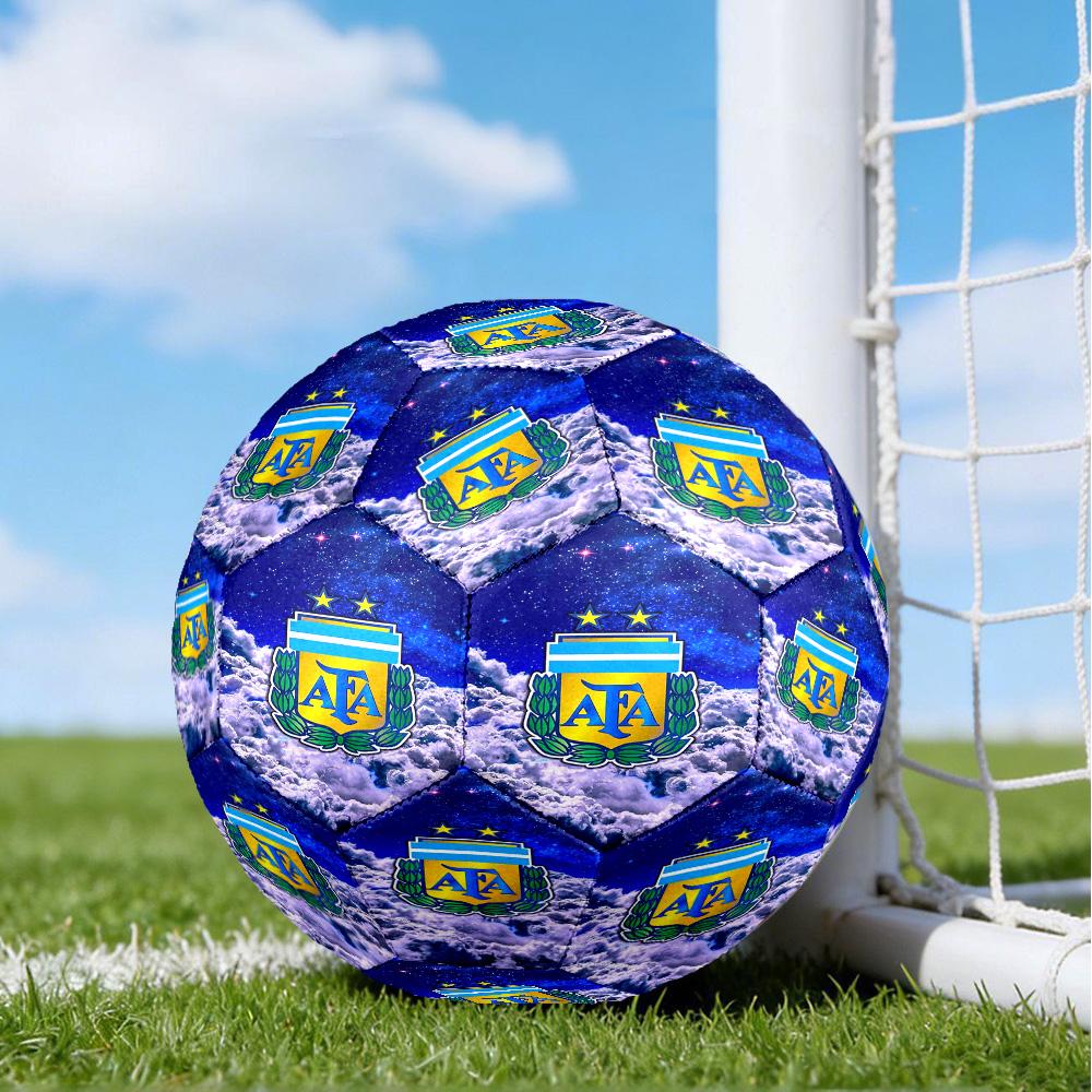 Argentina Football Club Printed Size 5 Soccer Balls, High-Quality, Anti-Slip, Protective Football, A Unique Gift , Birthdays, Christmas Gifts