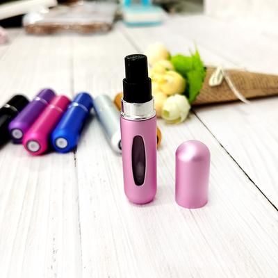 Flacone erogatore portatile per cosmetici da 5 ml con pompa, riempimento inferiore, flacone spray per profumo, flacone spray vuoto piccolo