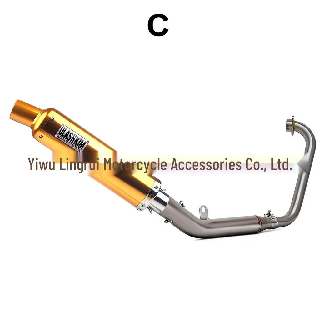 Fits ZT125 U1 G1 Z1 Z2 21-25 Universal Motorcycle Exhaust Pipe