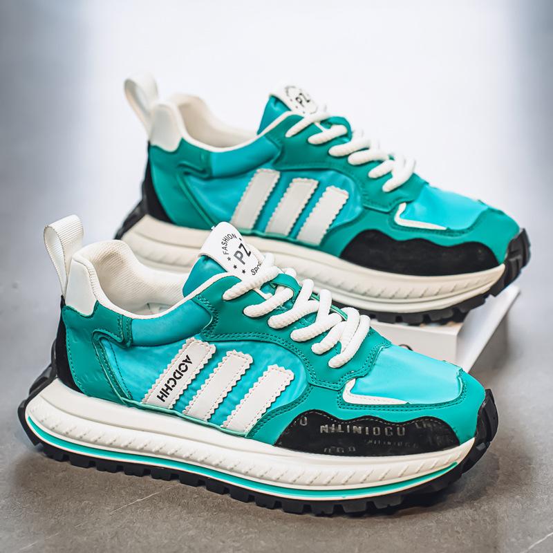 Sneakers Summer Breathable and Lightweight Forrest Gump Jogging Shoes Teen Trend Casual Dad Shoes Thick-soled Heightening Men's Shoes