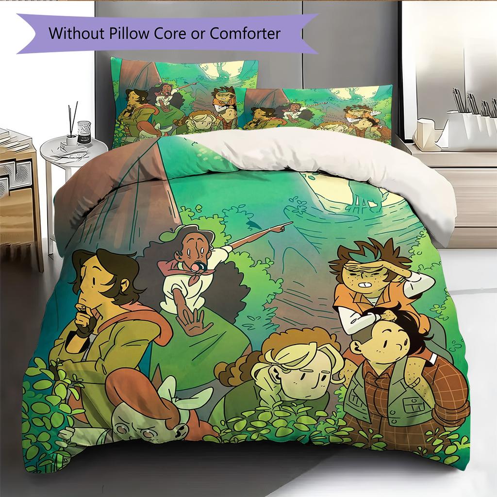 Lumberjack Pattern Bedding Quilt Set Home Decoration Gift (1 * Duvet Cover + 2 * Pillowcase Without Core)