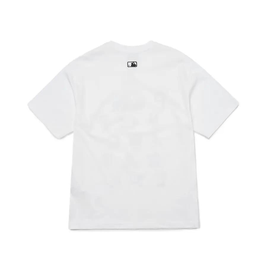 New MLB T Shirts Unisex White 3ATSW0114-00WHS