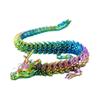 3D Printed Articulated Dragon Rotatable Joint 3D Crystal Chinese Dragon Ornaments Mystery Dragon Egg Toy Home Office Decoration