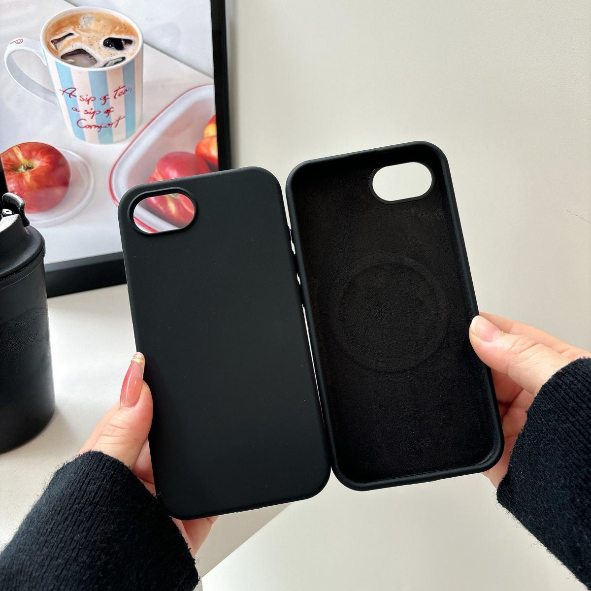 

Fashion Liquid Silicone Built-in Magnetic Case For For Iphone 17 Air 16 E 15 14 Plus 13 12 11 Pro Max Magsafe Wireless Charge Cover iPhone 16e