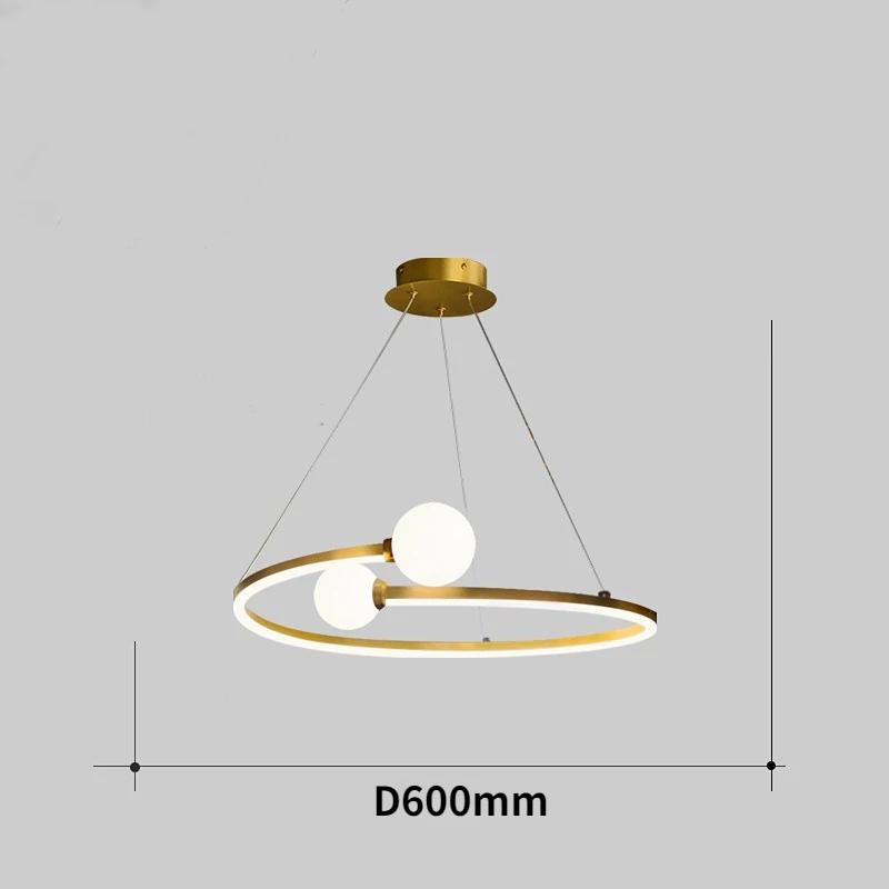 Nordic Style Designer Creative Chandelier Postmodern Simple Model Room Girl Bedroom Study Restaurant Personality Chandelier