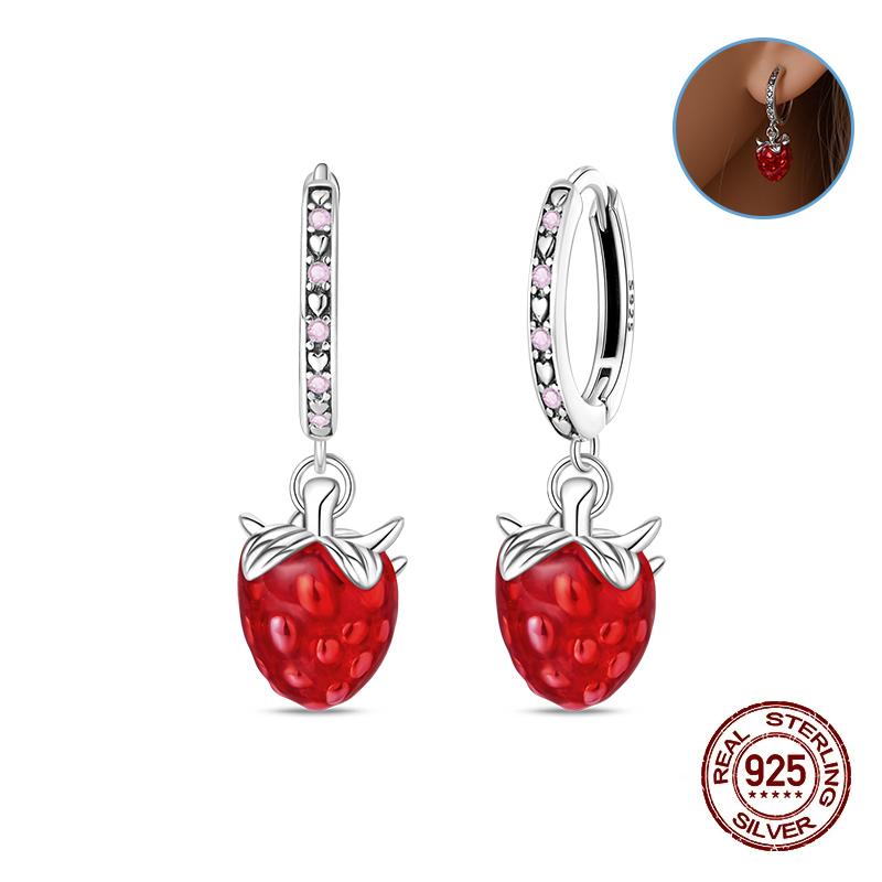 Damen Kupfer Ohrringe Rosa Liebe Sterne Muschel Süße Blume Süß Romantisch Date Party Hochzeit Exquisiter Schmuck Geschenke