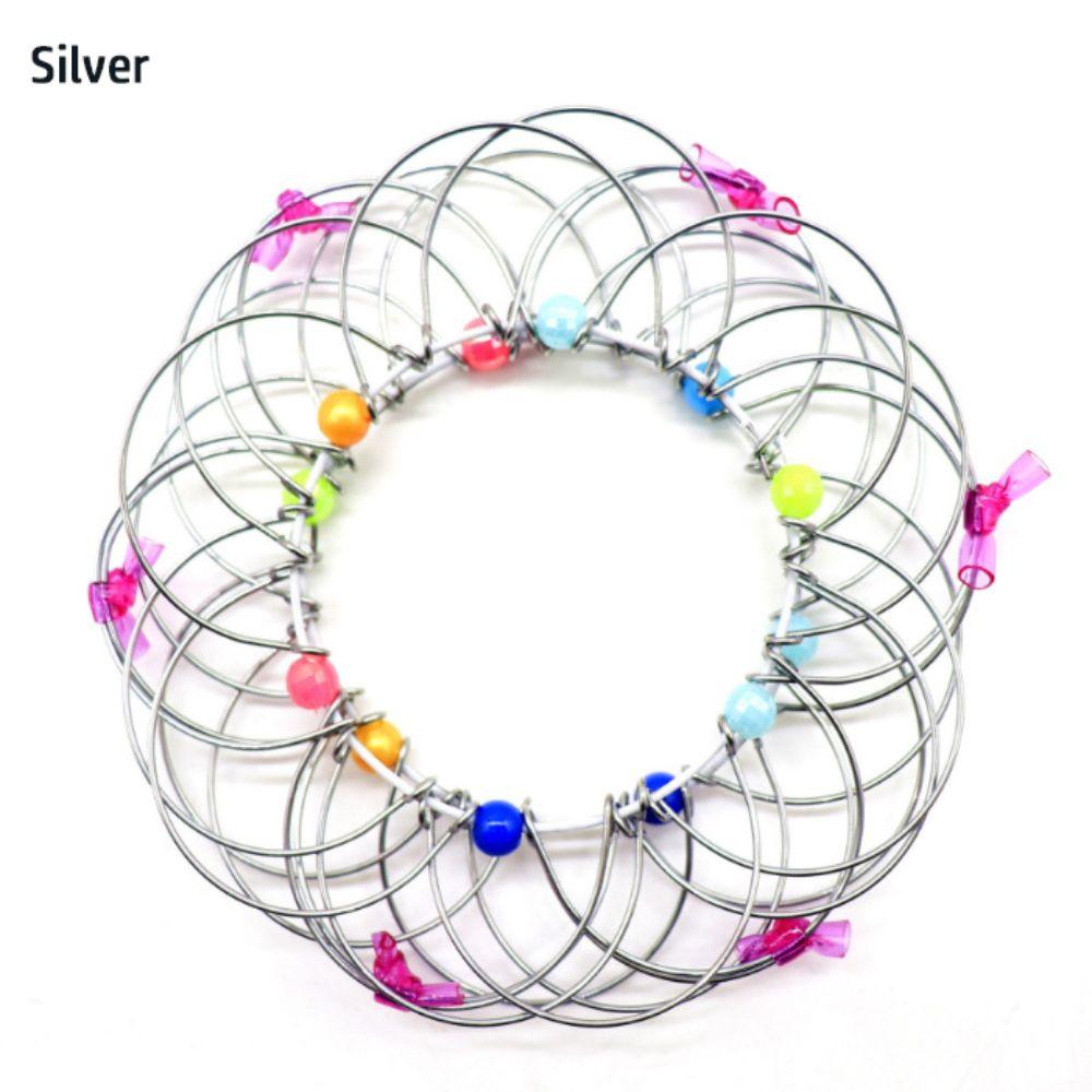 Changes Molds Magic Mandala Flower Basket Magic Hoop Toy Handmade Wire Toy Creative Finger Toys