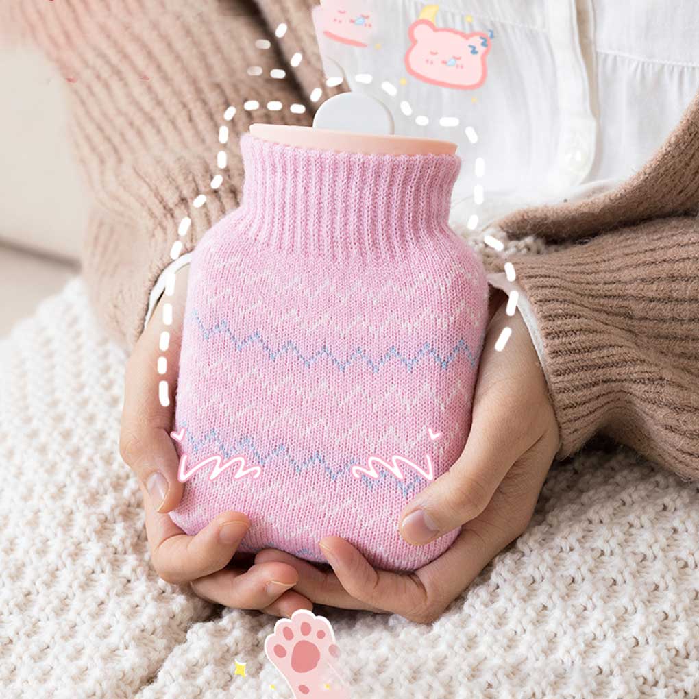 Hand Small Fashion Cover Reusable Washable Hot Water Bottle Treatments Women Men Home Household Supplies Winter