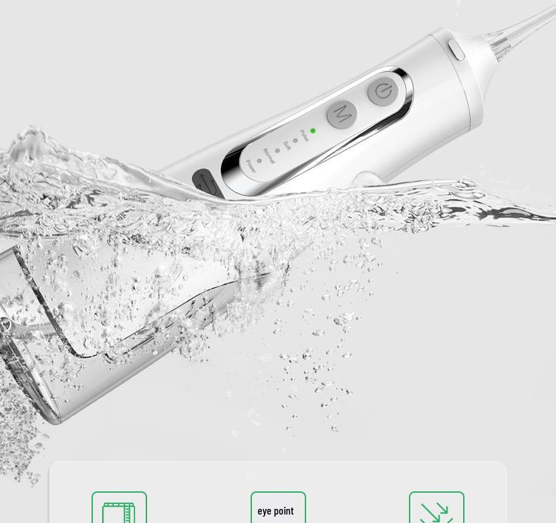 Portable Electric Water Flosser - Home Use Dental Pulse Tooth Cleaner