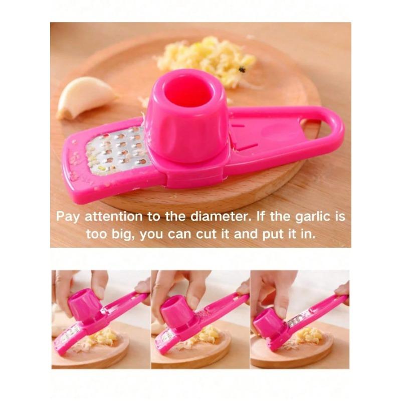 2pc Home Multi functional Garlic Grinder, Manual Garlic Mash Stripping Tool, Creative Kitchen Small Tool