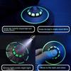 Cool Spaceship Ufo Fidgeting Spinner Edc Metal Alloy Luminous Fingertip Gyroscope Relaxing Toys For Adults Kids Counter Anxiety