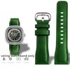 Rindsleder-Armband für Sevenfriday Uhr T1 T2 T3 Serie Uhrenarmband 26mm Herrenarmband Armband Zubehör braun grünes Armband