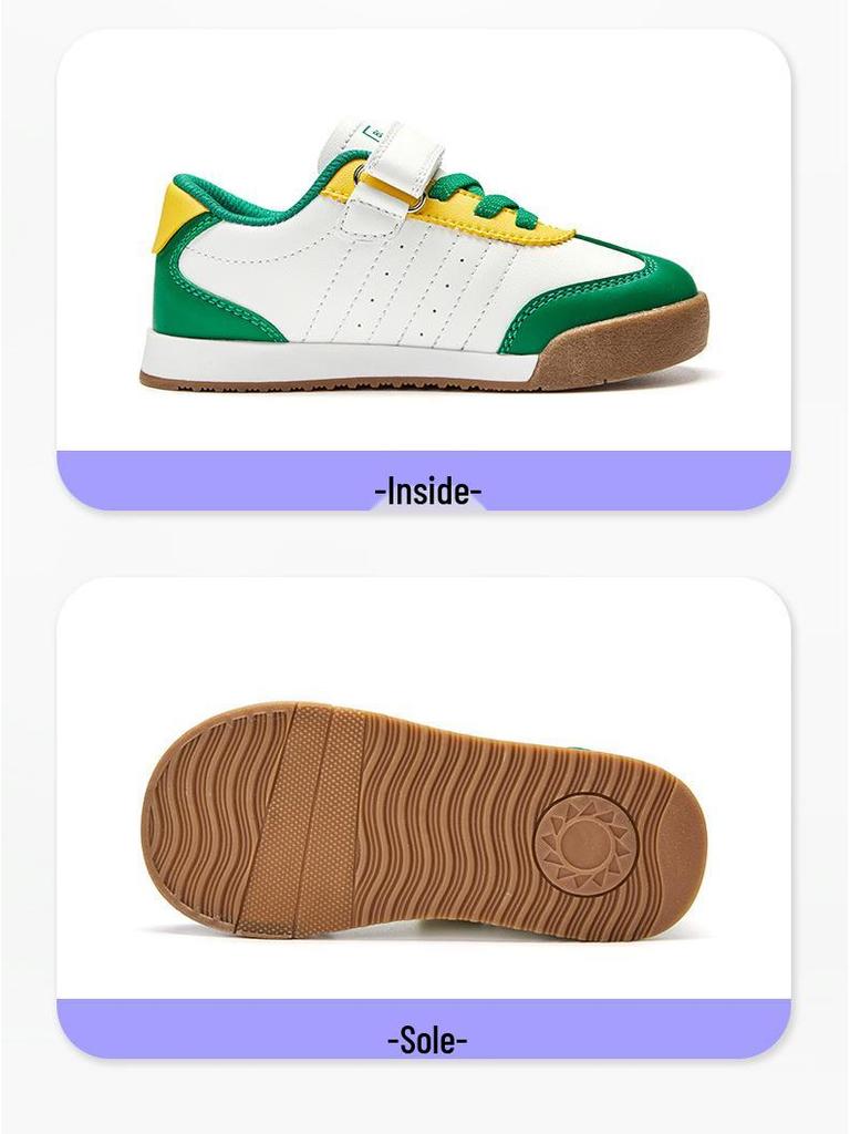 Bobodou 2024 Kids' Waterproof Leather Shoes - Casual Boys' and Girls' Sports Sneakers