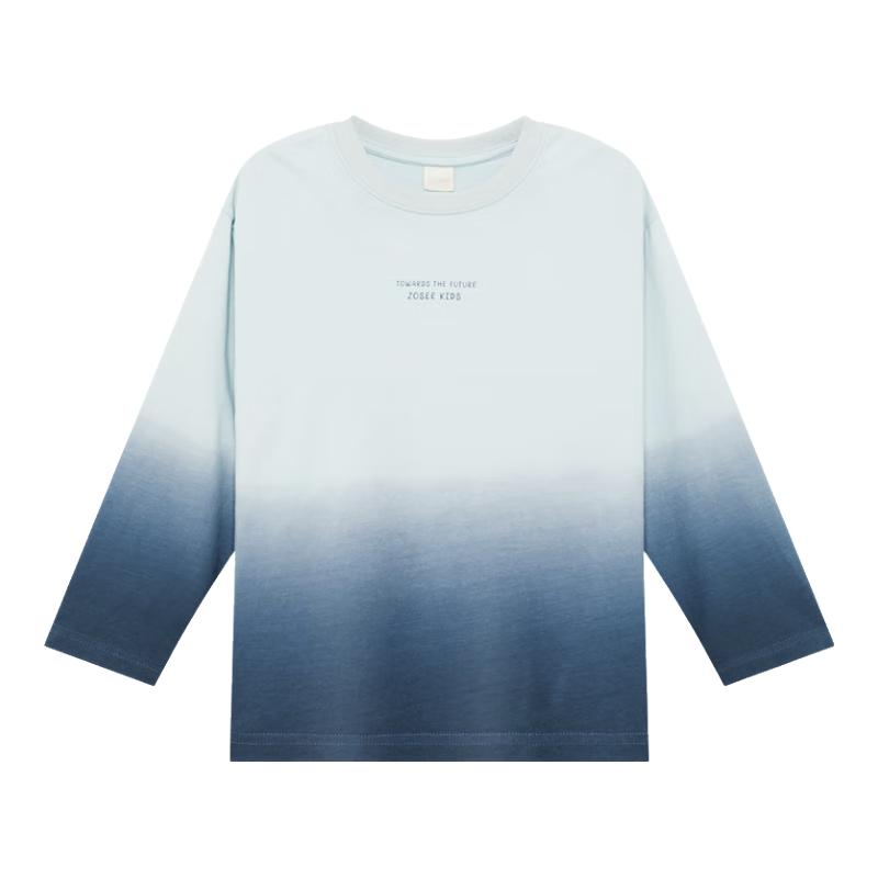 Zuo Xi Boys  Gradient Long Sleeve Cotton T-Shirt 160