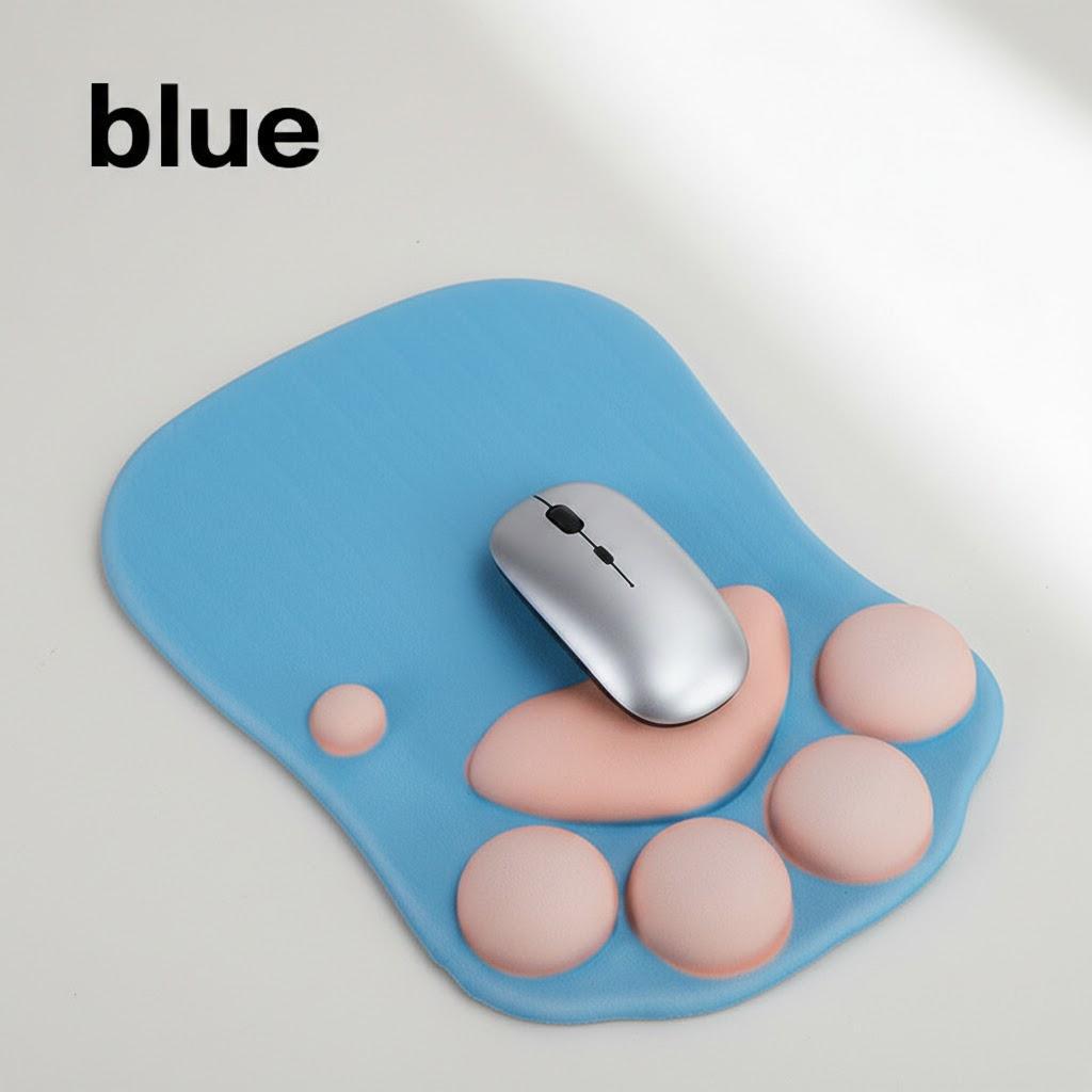Cute Cat Paw Mouse Pad Silicone Wrist Rest Comfortable Desktop Computer Laptop Accessories Gaming Mouse Mat