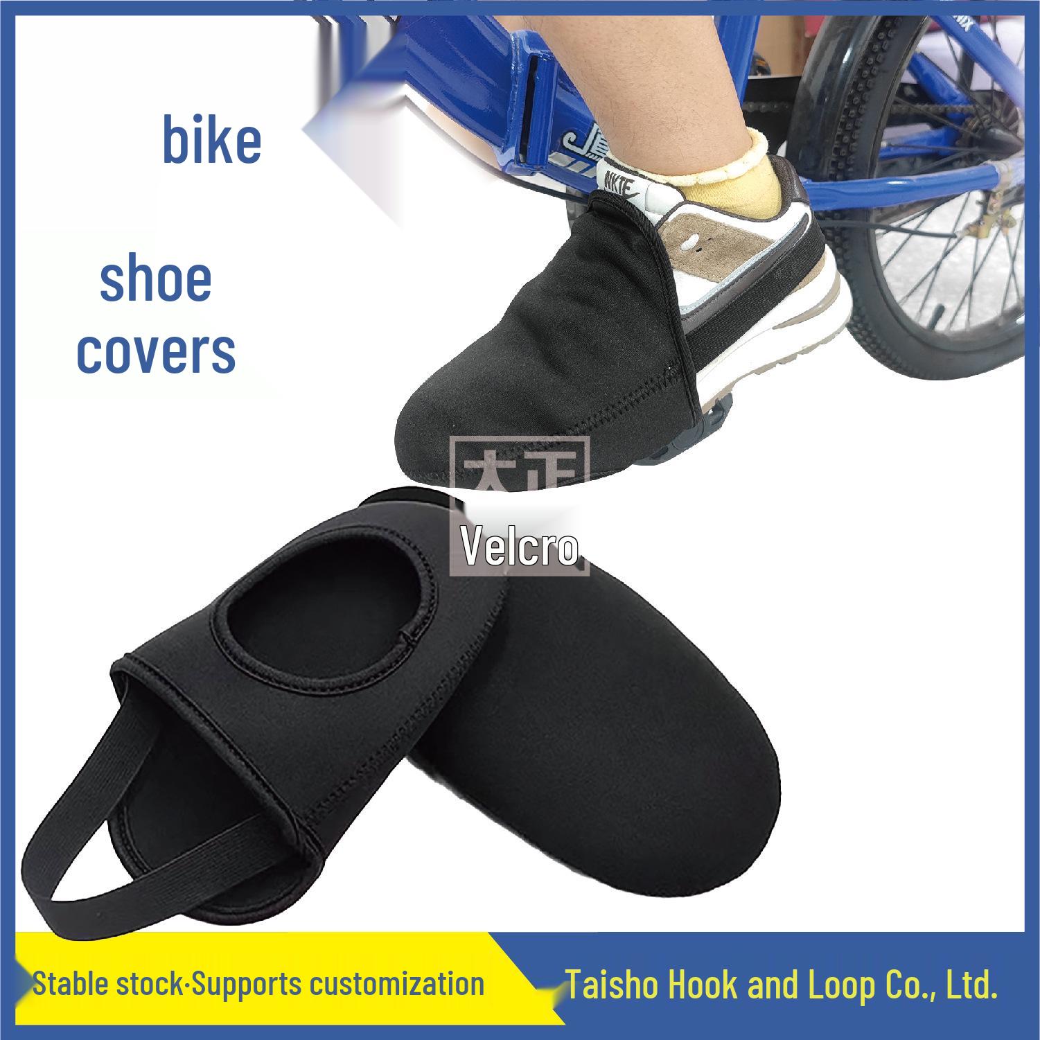 Windproof Waterproof Half-Palm Cycling Shoe Covers - Warm and Anti-Abrasion One Size