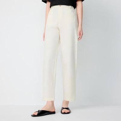 Women's High-Waist Straight-Leg Casual Pants
