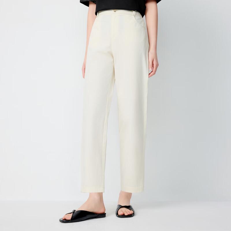 Elva' Island Women's High-Waist Straight-Leg Casual Pants