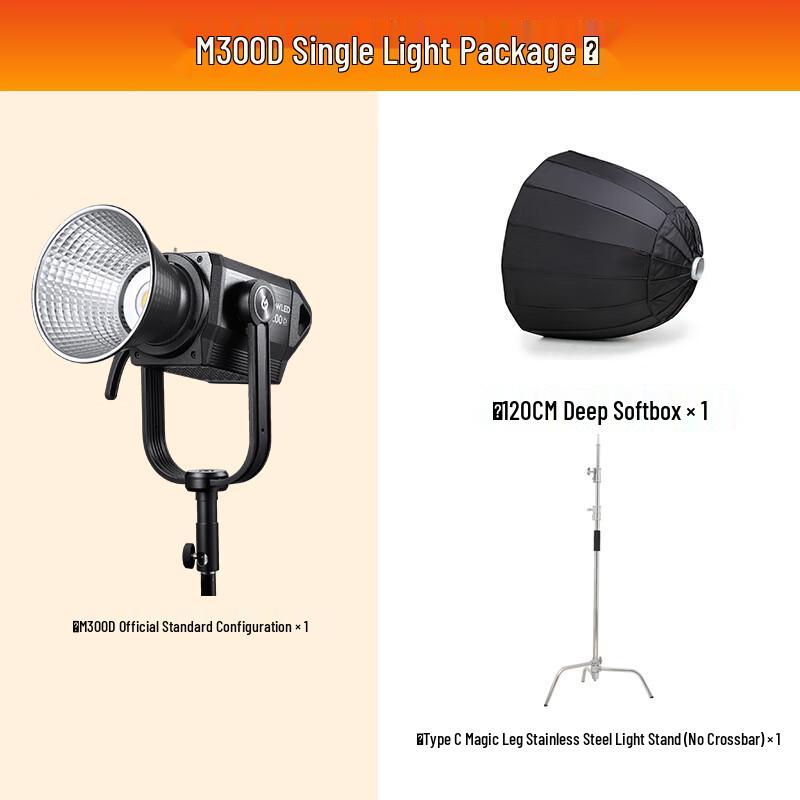 Godox M300D Professional LED Video Light Kit
