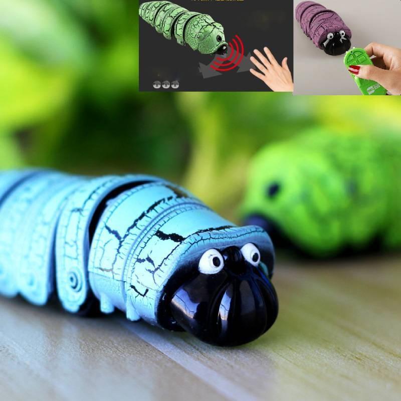 Control Remote Caterpillar Toys Luminescence Electric Infrared Crawl Insect