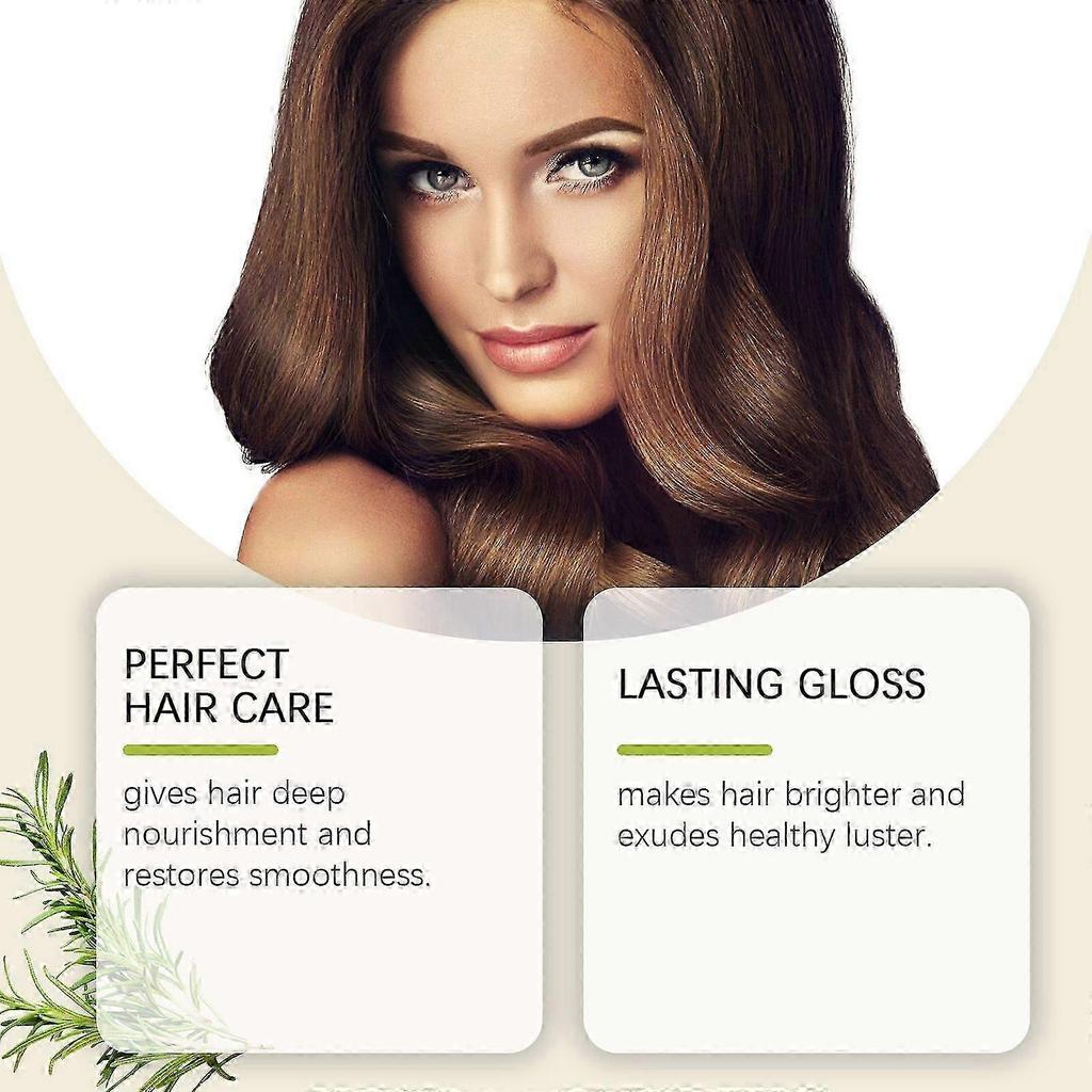 HOEGOA Rosemary Mint Hair Oil, Hair Growth Treatment, Natural Herbal Strengthening, 1 Pack