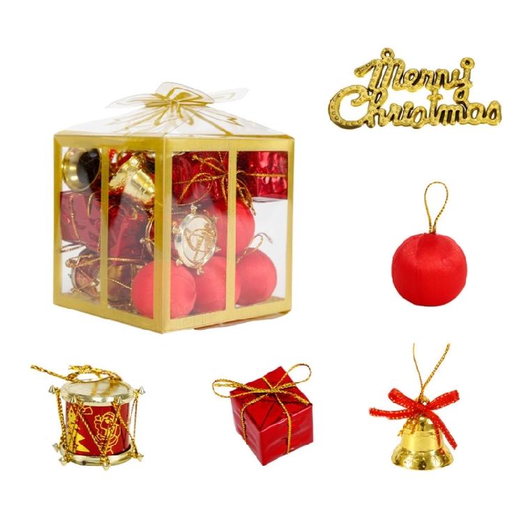 

Christmas Balls Tree Hangings Ornaments Specially in a Gift Box Balls Pendants червоний