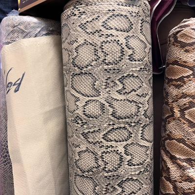 Pants Skirt Designer Clothing Fabrics Micro-elastic Coated Python Patterned Fabric Wholesale Cloth for Diy Sewing Material
