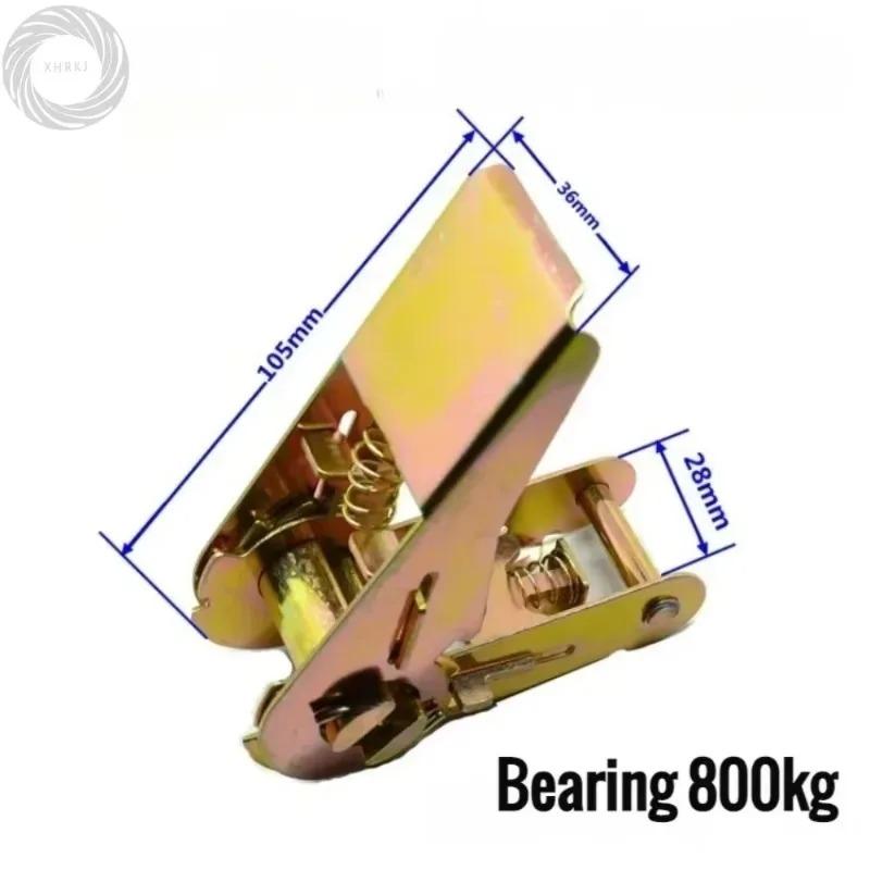Cargo Strap Ratchet Tensioner Freight Car Fixed Tightener Tighten Rope For Luggage Goods Transportation Outdoor Camping 1m/3m/5m