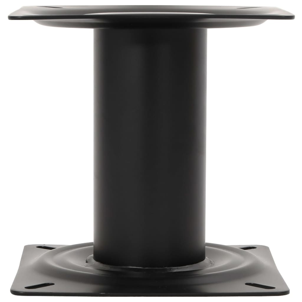 Boat Seat Foot Black 18 cm Steel