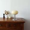 Egg Tart Shaped Table Lamp, Soft Light, Wide Applicability, USB Desk Lamp for Office Girls (Beige)