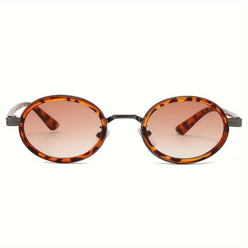 Неполяризованные шикарные овальные модные солнцезащитные очки для женщин и мужчин - — фото 16